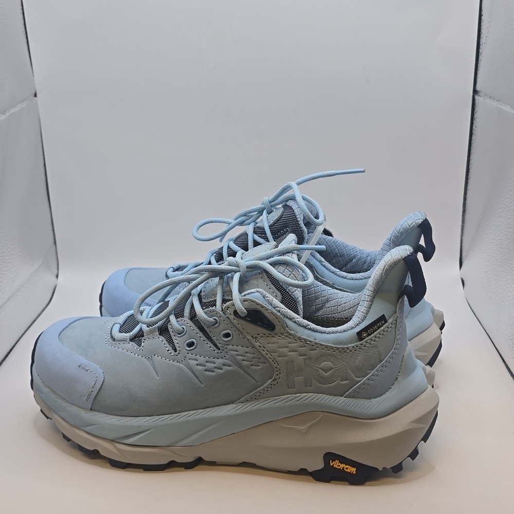 Like New Hoka One One Kaha 2 Gore-Tex Low Song Harbor Mist Women Size 9.5B - Picture 2 of 7